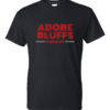 Adobe Bluffs 2021 Red Logo Black T-shirt