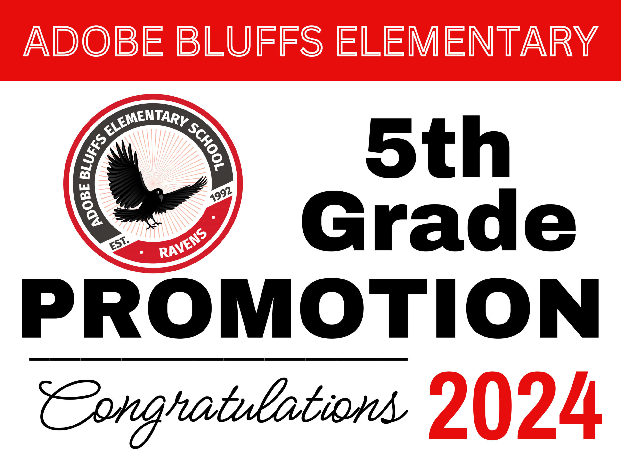 5th Grade Promotion Yard Signs